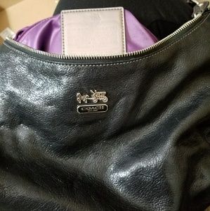 Madison Leather Hailey  Coach Satchel